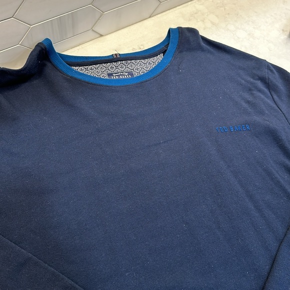 Men’s Ted Baker Sweater Navy XL - Picture 2 of 3